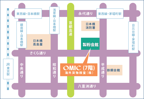 OMIC　案内図